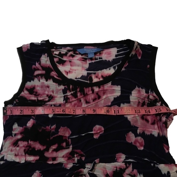 Simply Vera Wang Floral Dress with Tie Waist Size S - Picture 8 of 14